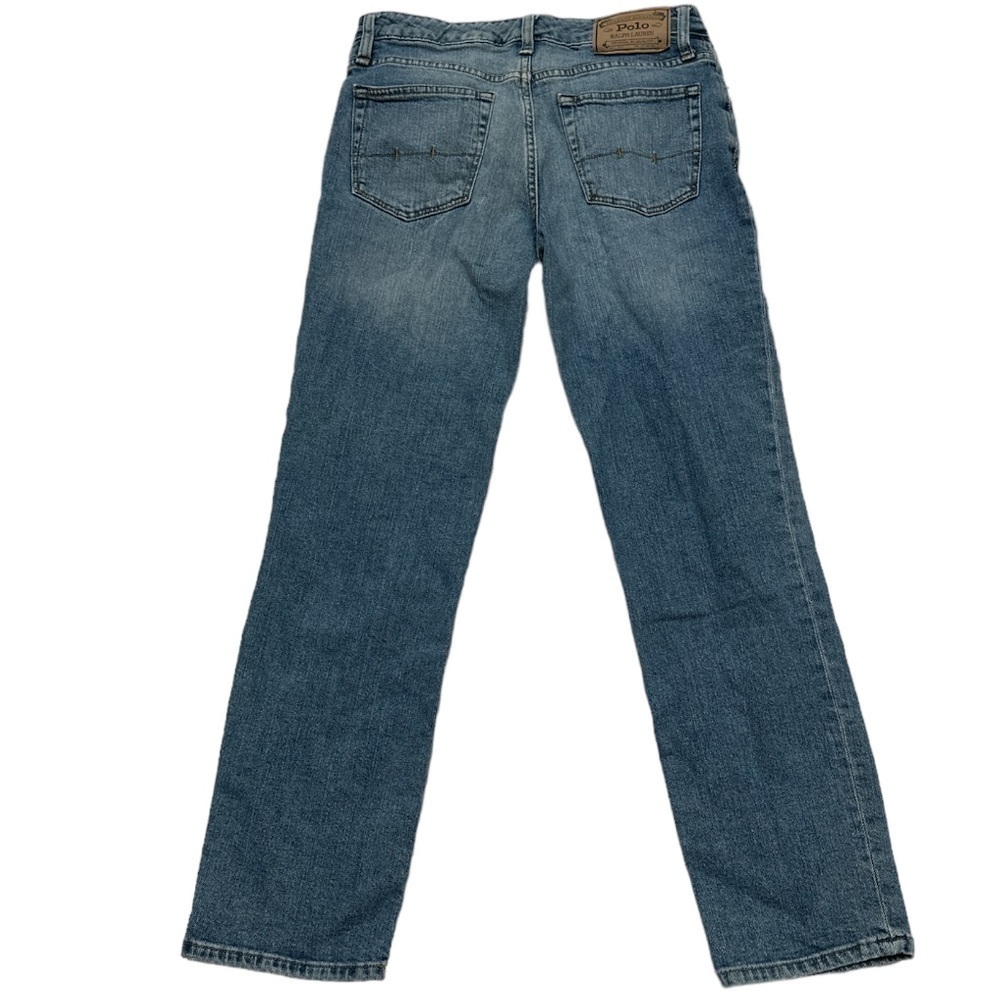 Polo Ralph Lauren Brand Slim Cut Faded Straight Leg Size 14-16 Jeans/Dungarees